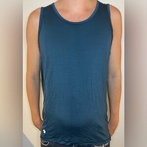 Smartwool Men's Tank Top — Teal Blue